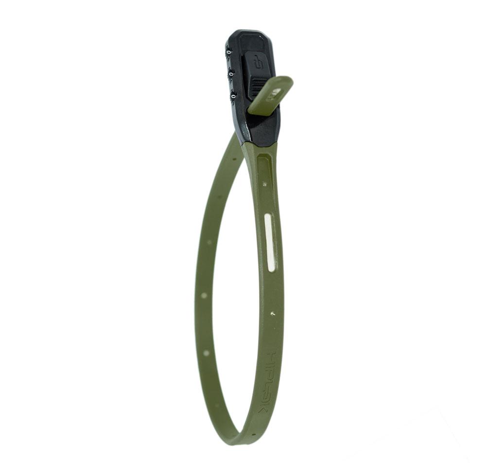 Bezpečnostní pásek Hiplok Z Lok Single Green