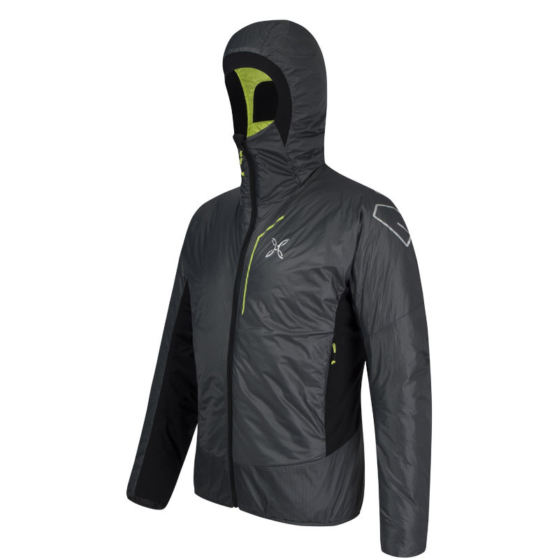 Unisex zateplená bunda Montura Eiger Jacket Piombo/Verde Lime 9347