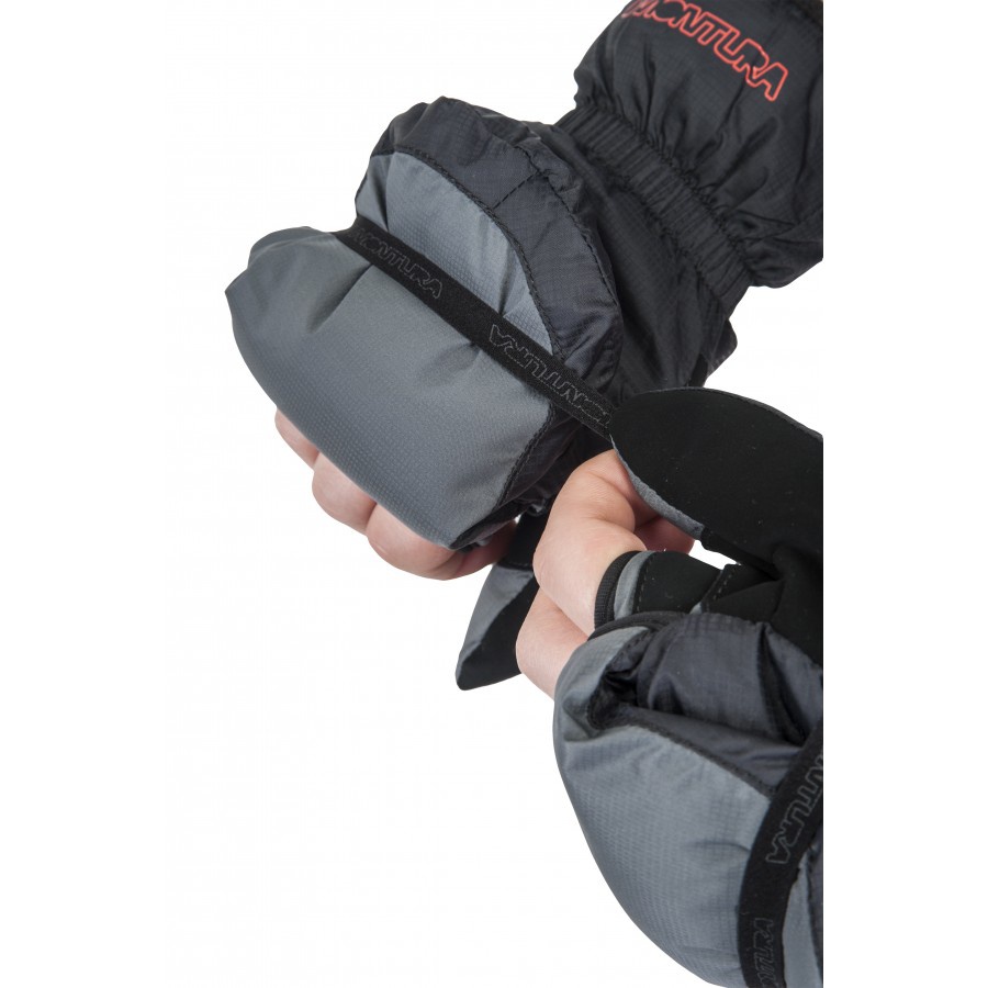 Unisex zimní rukavice Montura Finger-Out Mitten Black 90