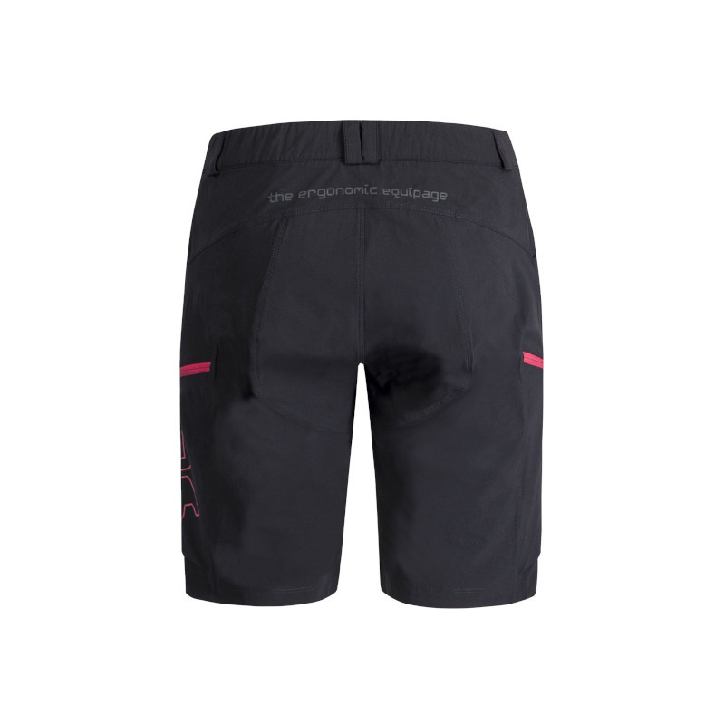 Dámské MTB kraťasy Montura Wild Bermuda Woman Black/Pink 9104