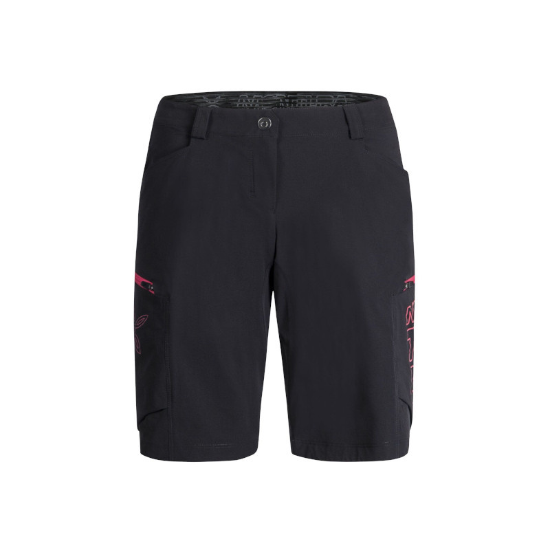 Dámské MTB kraťasy Montura Wild Bermuda Woman Black/Pink 9104