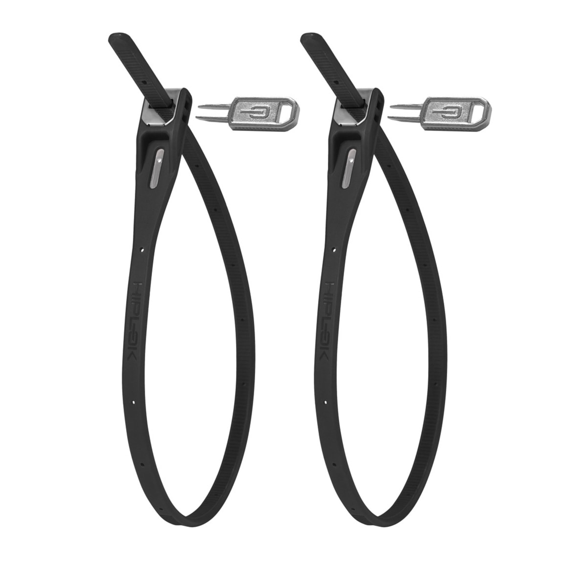 Bezpečnostní pásky Hiplok Z Lok Twin Pack Black