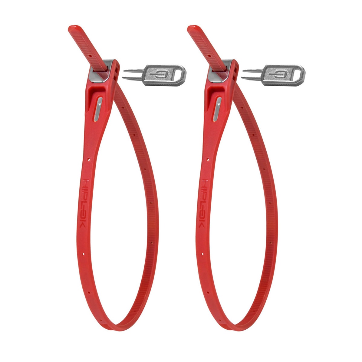 Bezpečnostní pásky Hiplok Z Lok Twin Pack Red