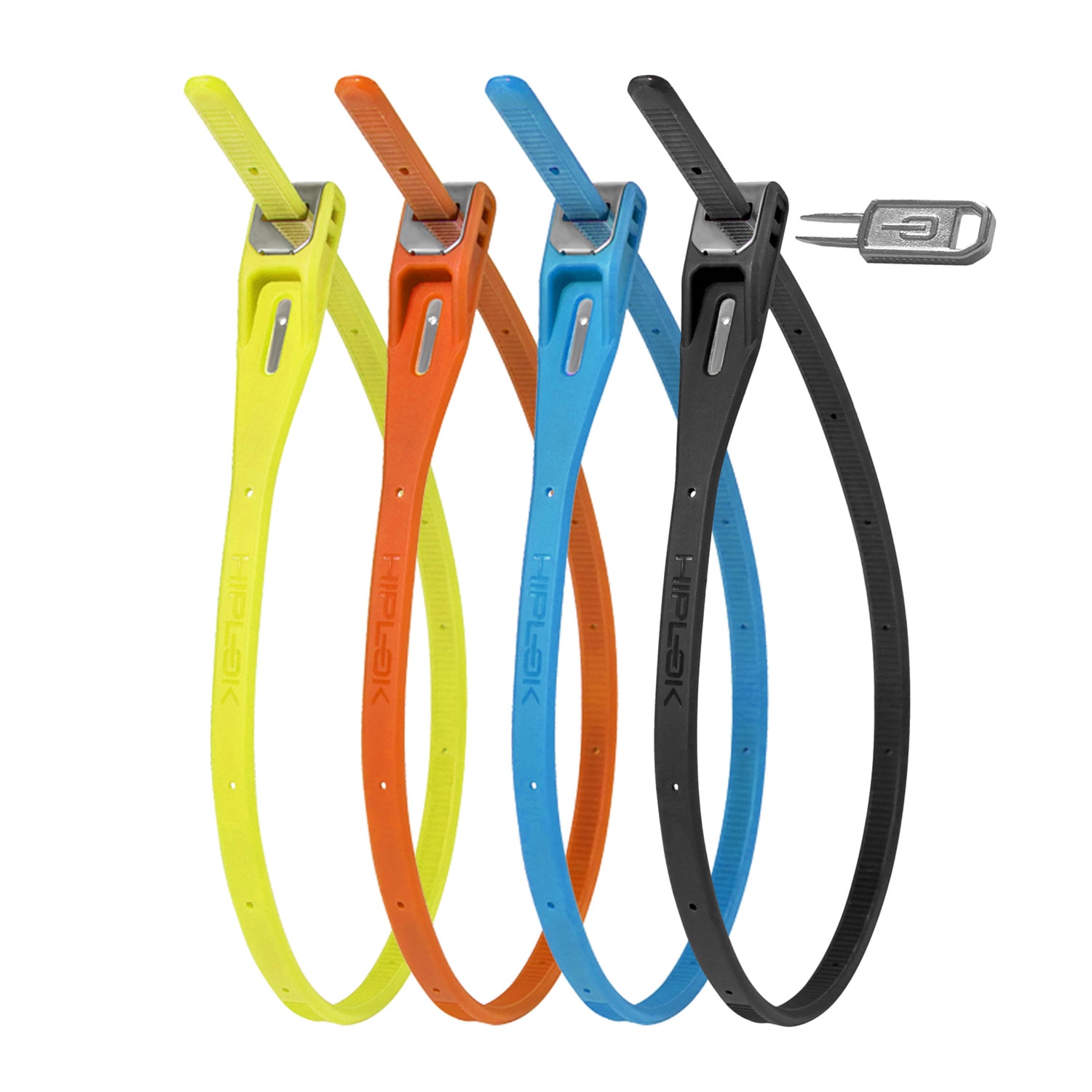 Bezpečnostní pásky Hiplok Z Lok 4 Pack Multi Colour