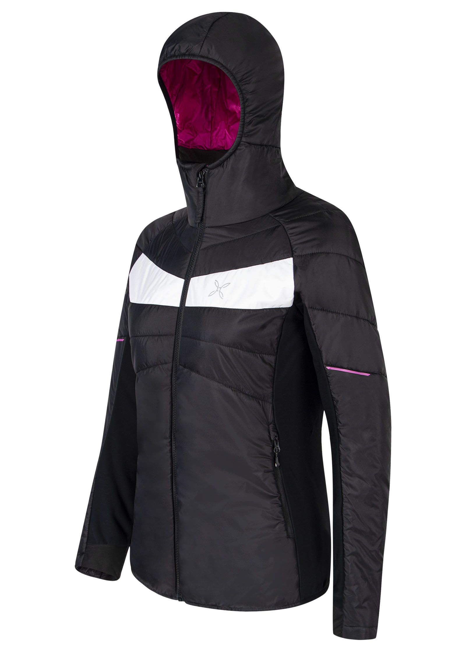 Dámská zateplená bunda Montura Cervino Hoody Jacket Black/Pink