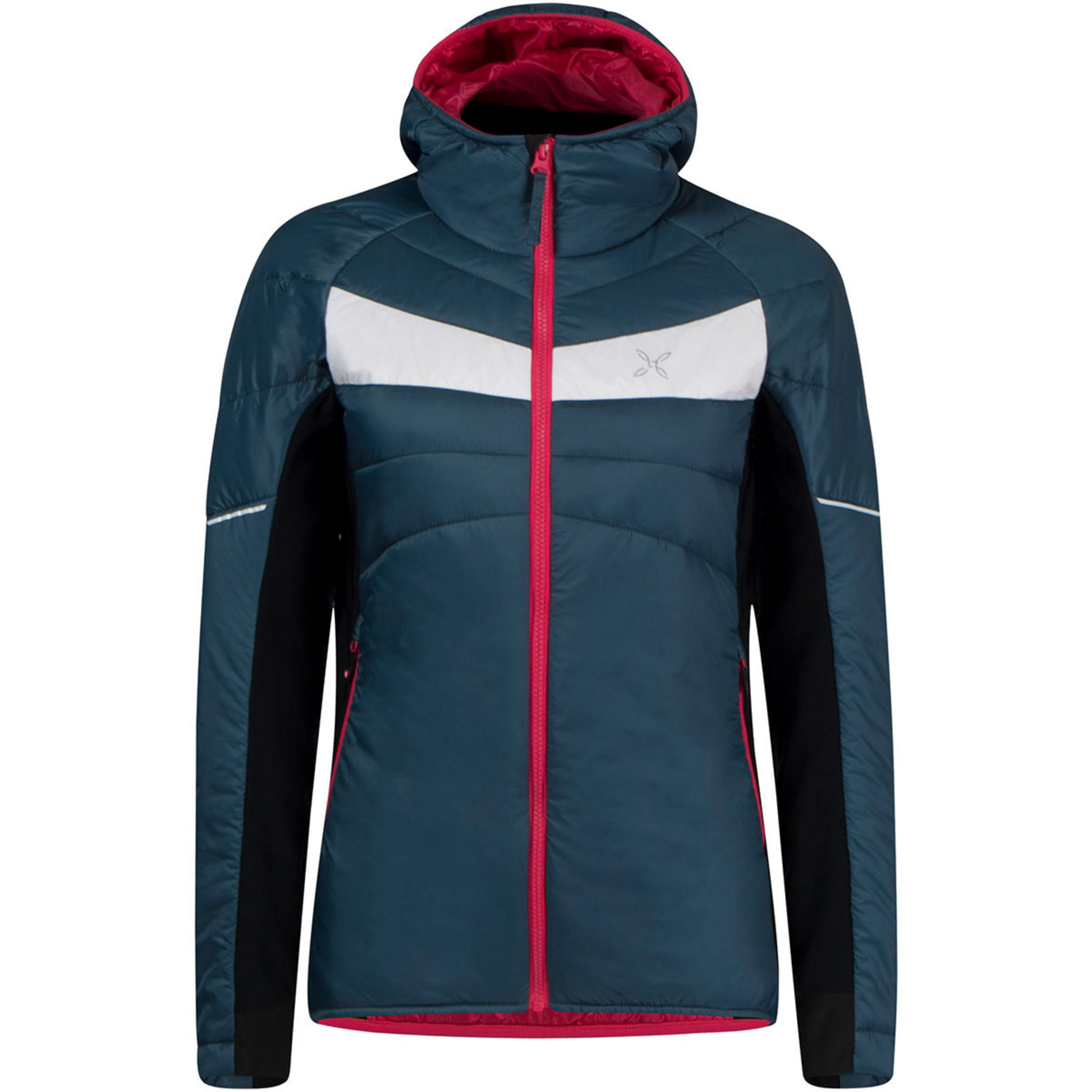 Dámská zateplená bunda Montura Cervino Hoody Jacket Ash Blue/Sugar Pink