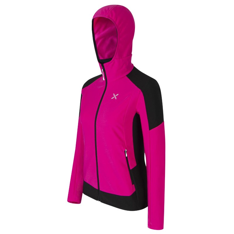 Dámská běžecká bunda Montura Windfit Maglia Woman Pink 07