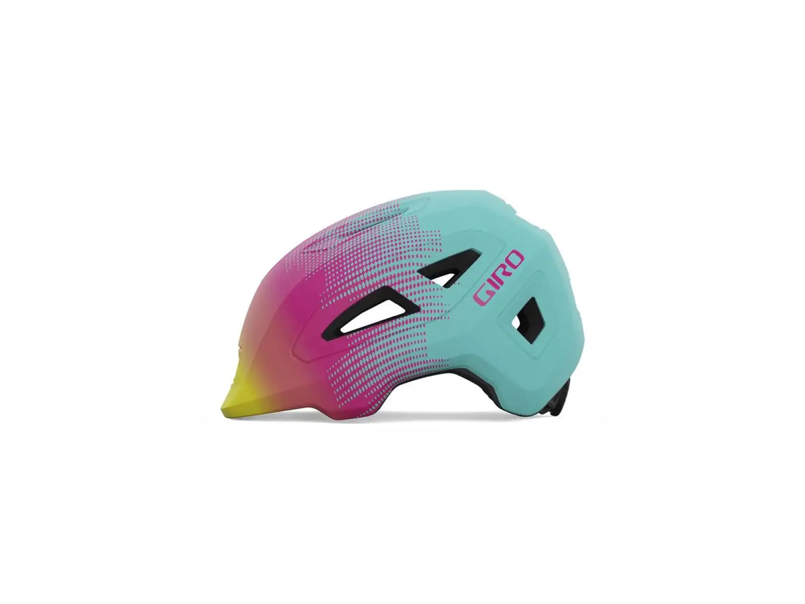 Přilba GIRO Scamp II mat pink/teal towers XS