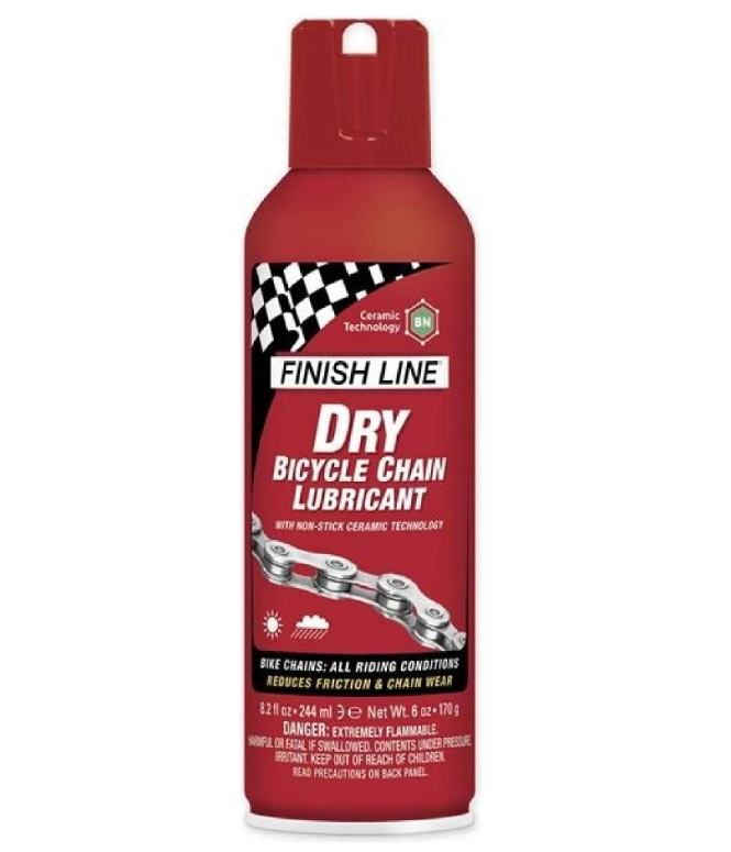 Mazivo na řetěz Finish Line Dry Bike Lubricant 240 ml