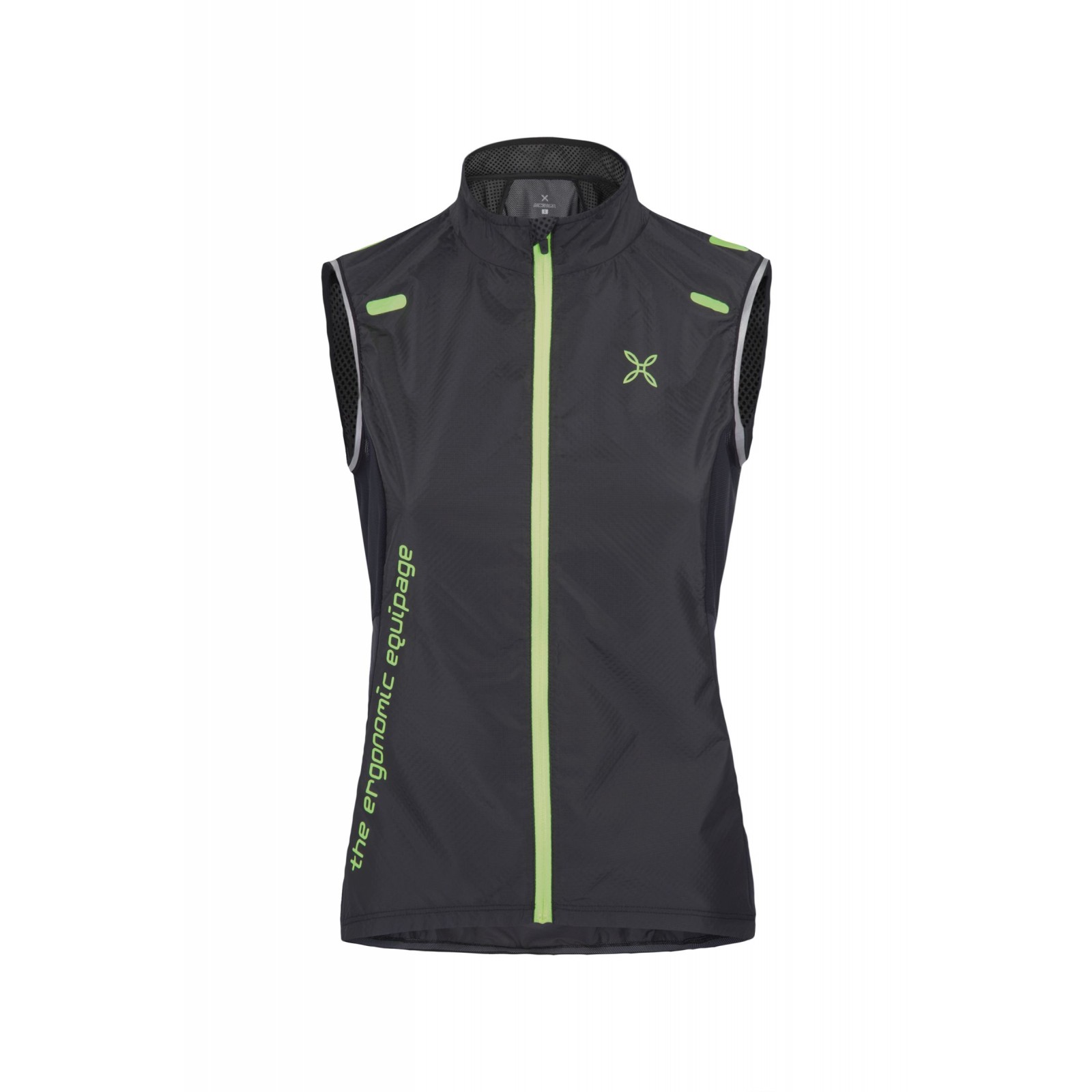 Dámská cyklistická vesta Montura Diaspro Vest Woman Black/Fluo 9070F