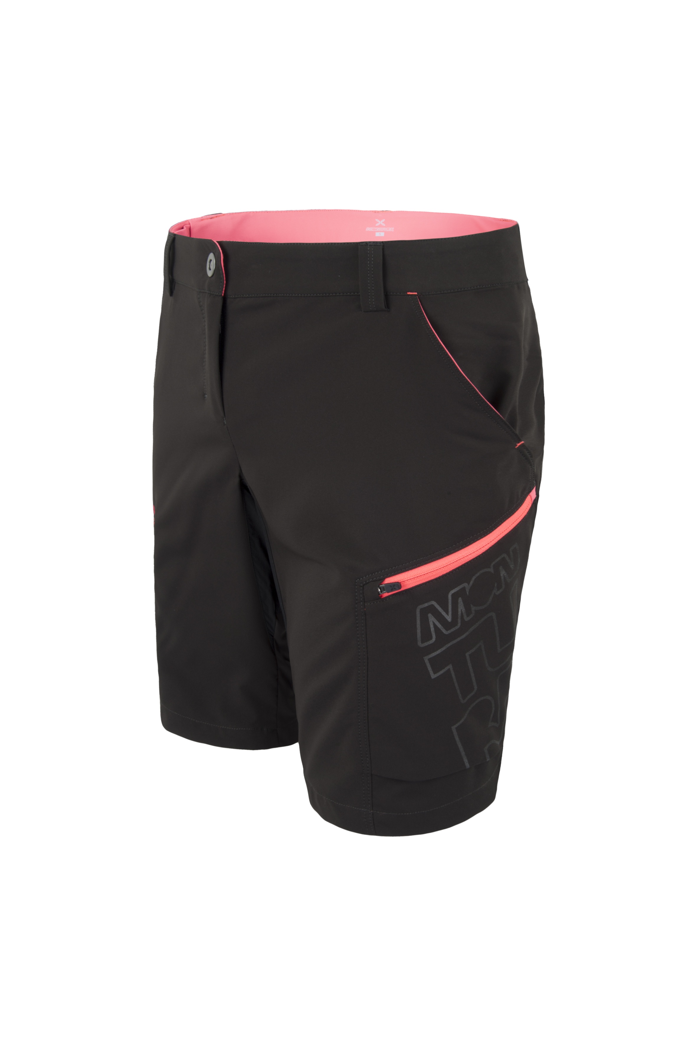Dámské MTB kraťasy Montura Basalto Bermuda Ardesia/Coral Fluo 9103F