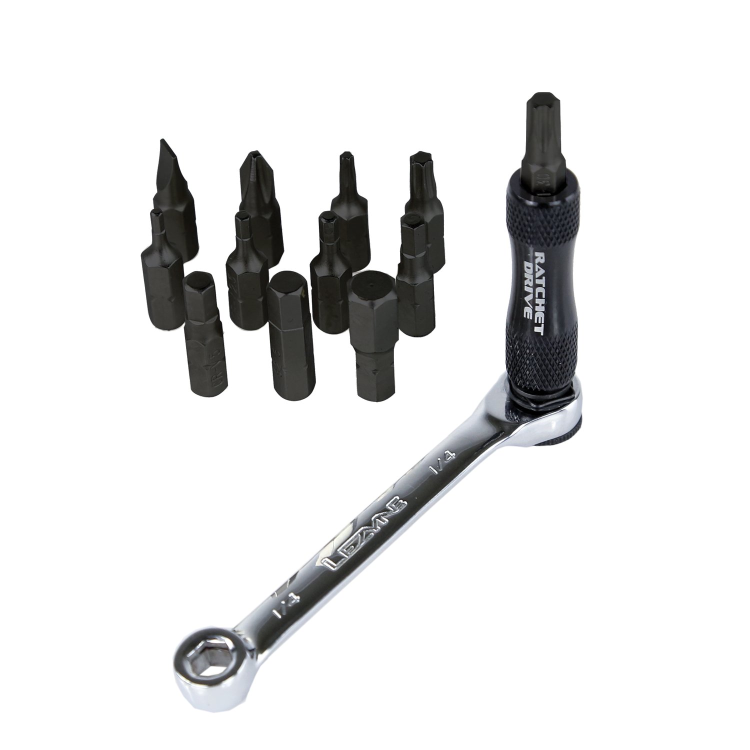 Ráčnová sada na kolo LEZYNE Ratchet Kit Black/Nickel